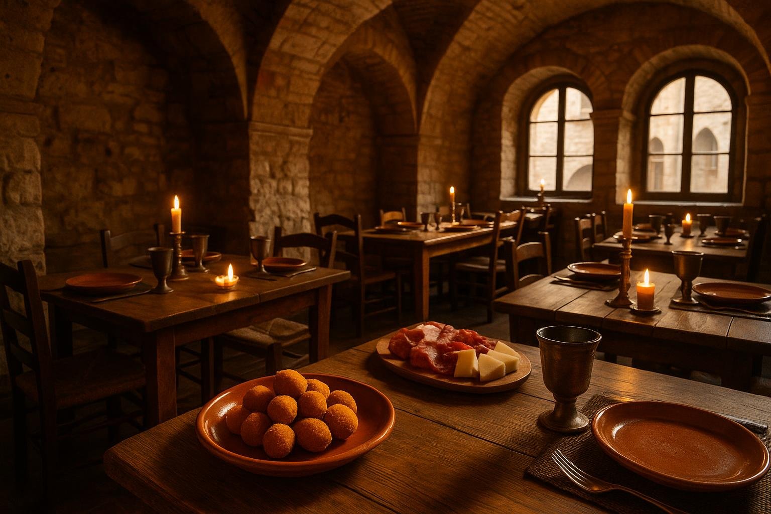 Alla Locanda del Medioevo: tavola medievale nel cuore di Ascoli