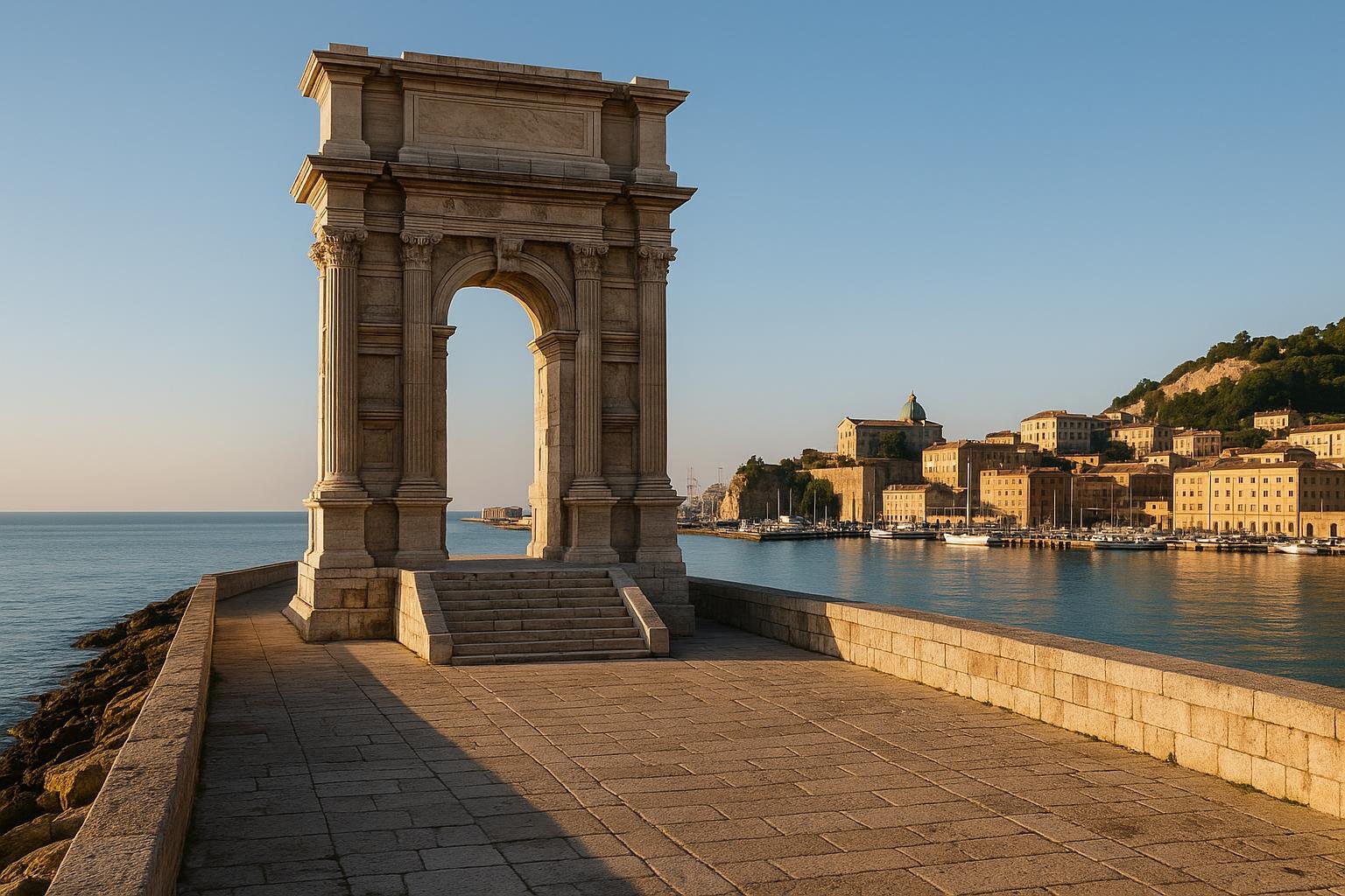 Ancona, la citta che vede il sole nascere e tramontare sul mare