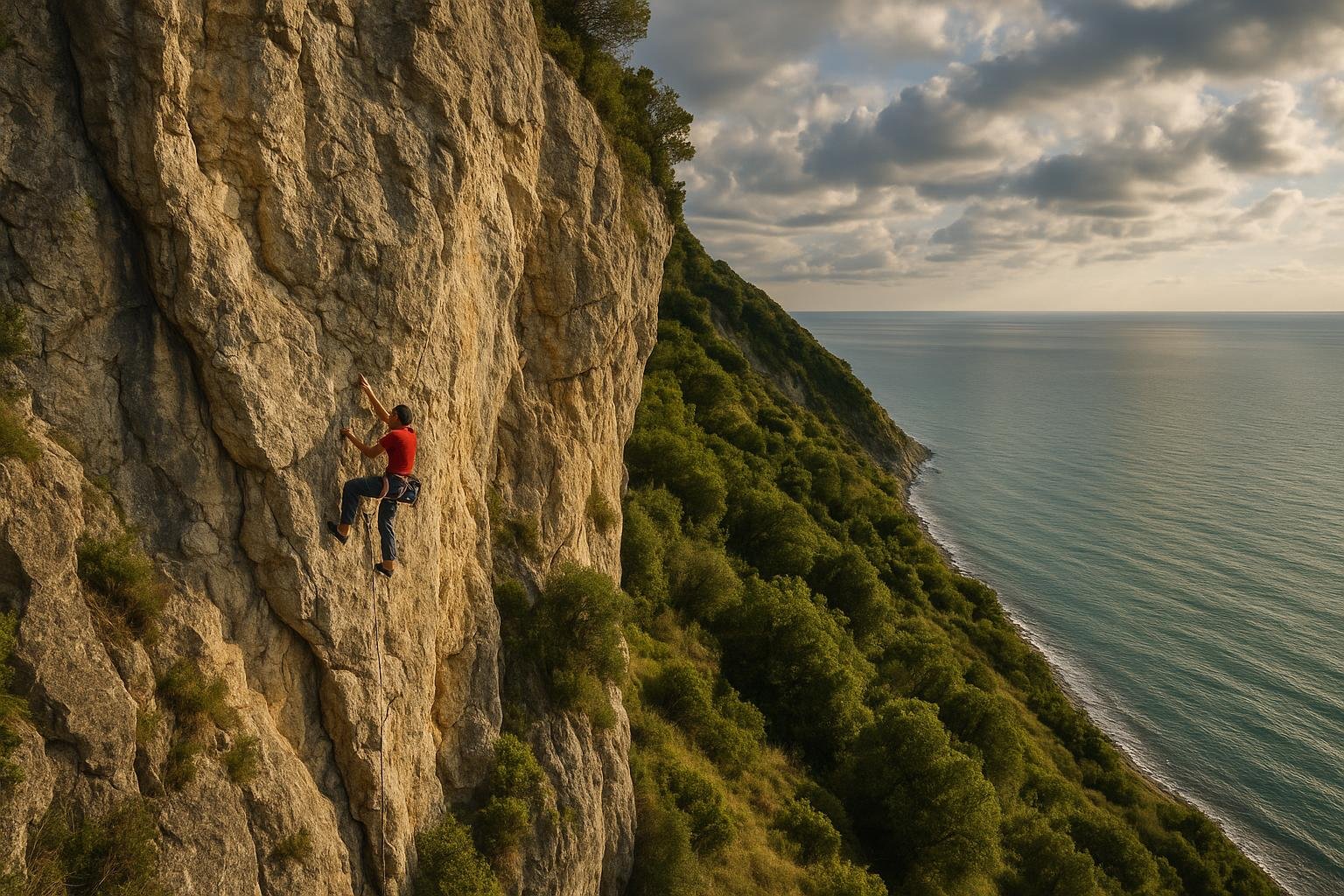 Falesia 256: arrampicata nel Pesarese