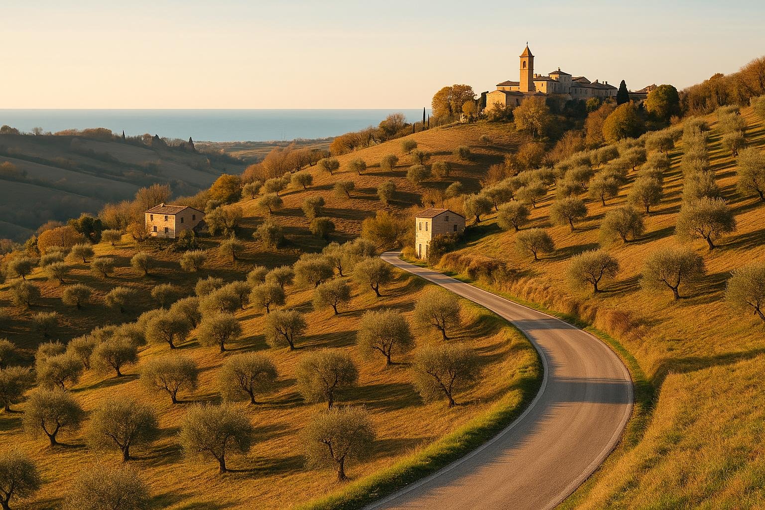 La Strada dei Sapori pesarese: olio, formaggi e borghi sulle colline del Metauro