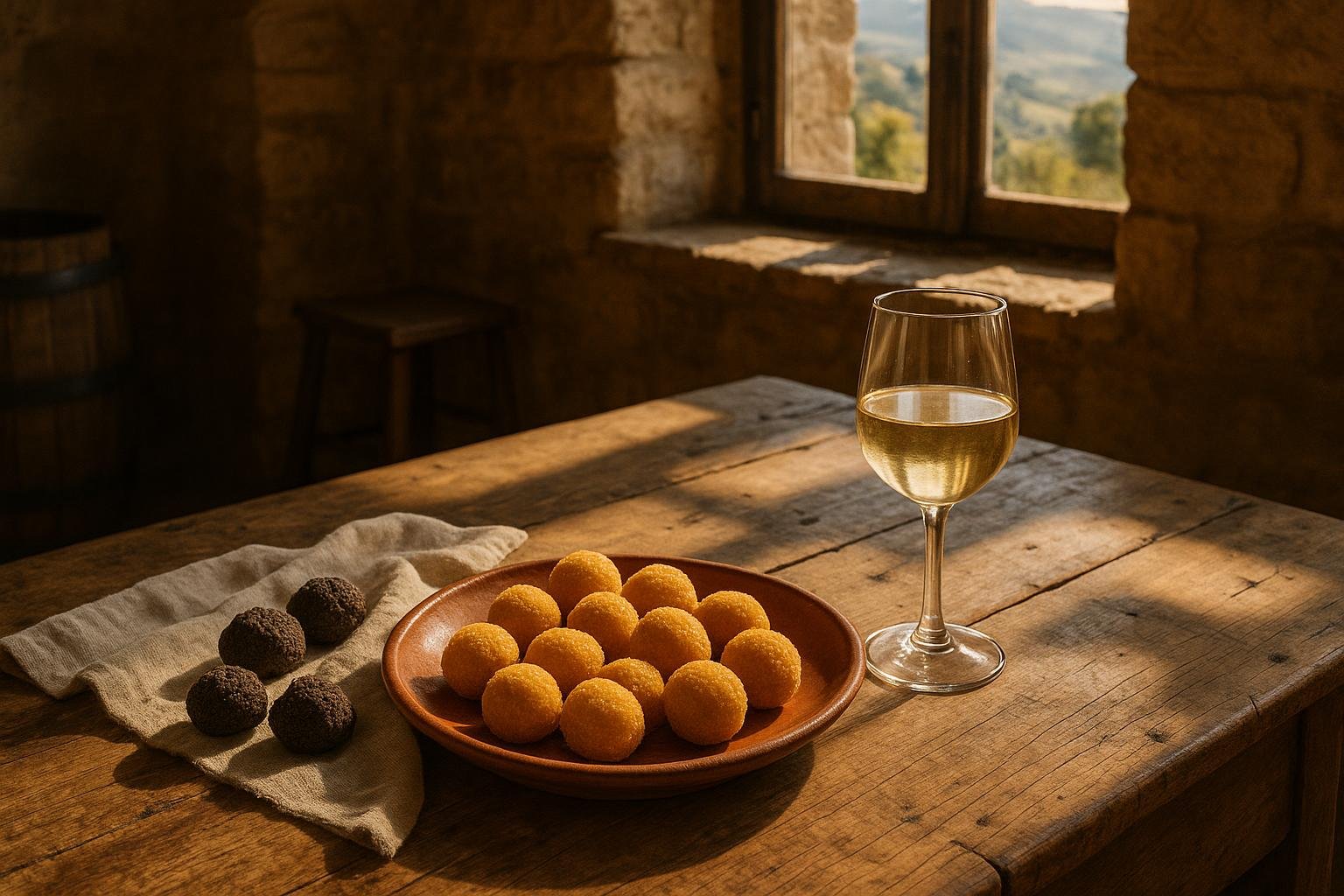 Olive, tartufi e vini ritrovati: il Piceno che si mangia